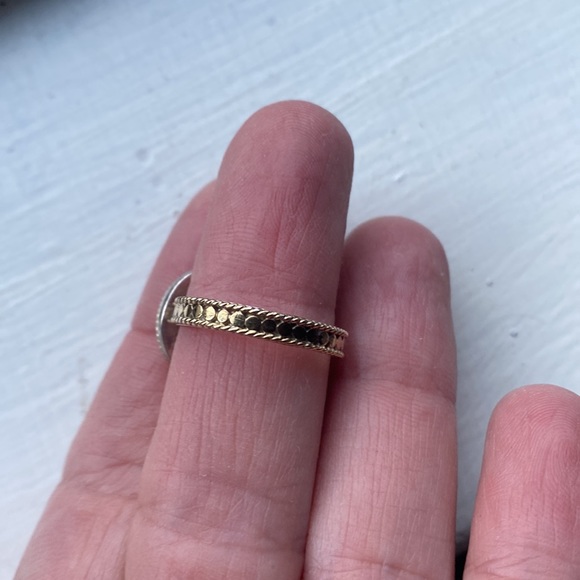 Like new Anna beck OM ring size 7 gold and 925 silver - Picture 6 of 10